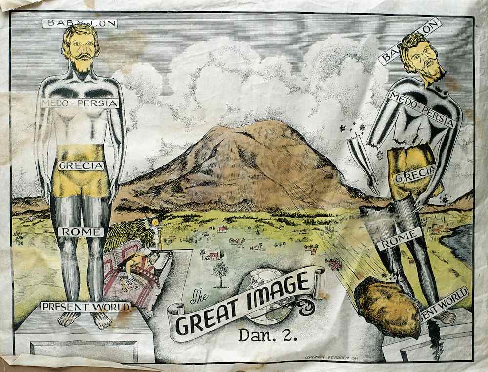 Victor Houteff Dávidista prófécia Nagy Szobor Dániel könyve - vallási fanatizmus és bibliai értelmezés 1930-as évek