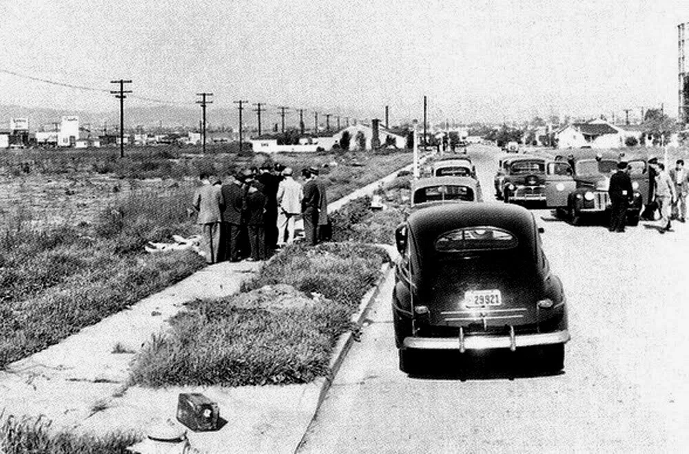 Leimert Park Black Dahlia bűncselekmény helyszín 1947 január rendőrség nyomozás Elizabeth Short gyilkosság megoldatlan