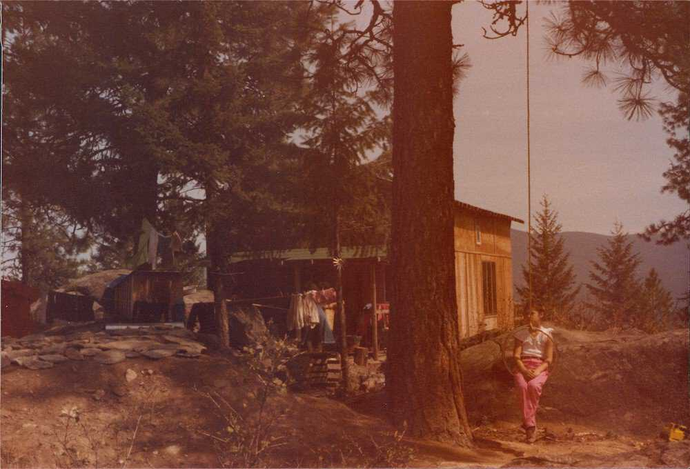 A Ruby Ridge-i kabin ahol a Weaver család élt