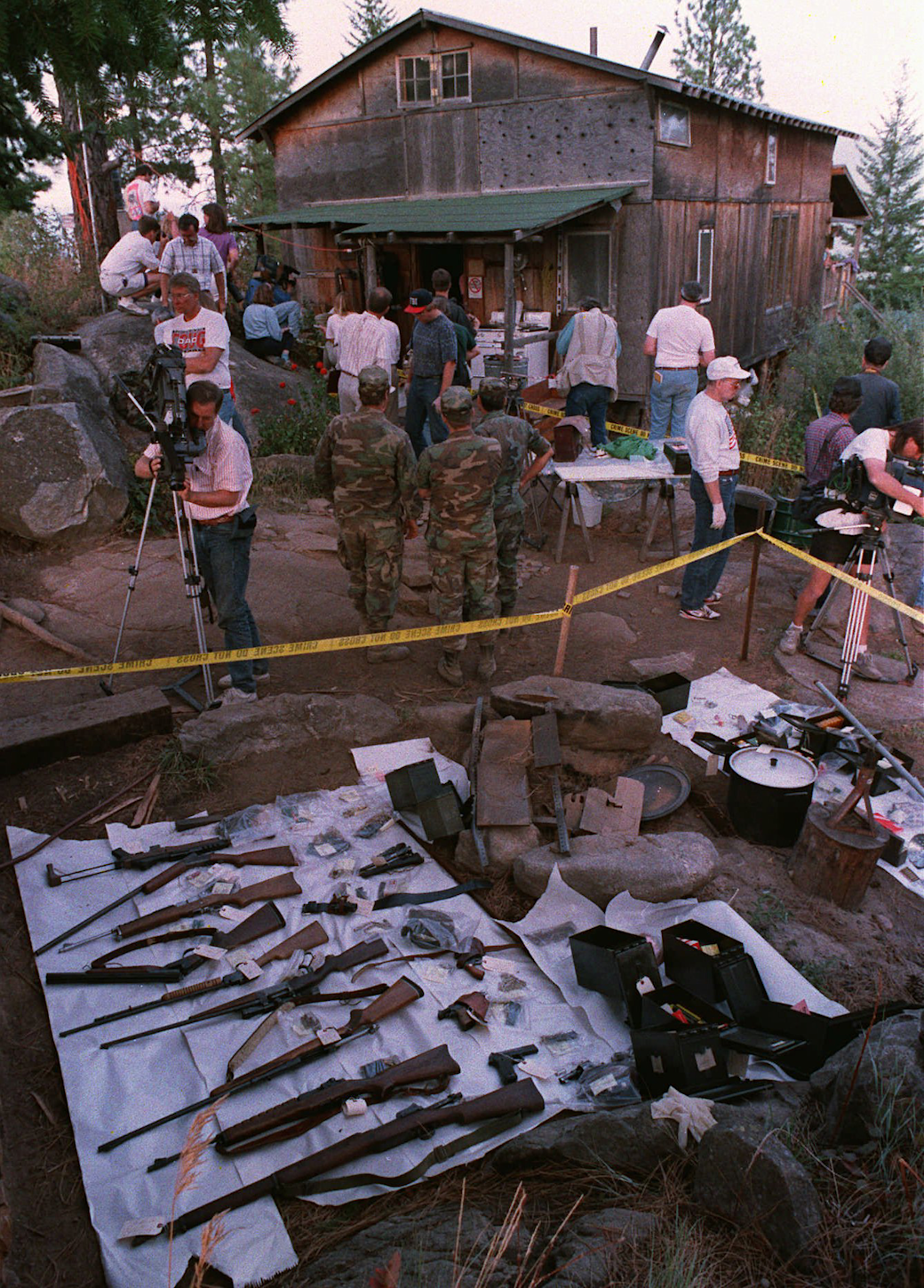Ruby Ridge ostrom helyszíne 1992 augusztusában