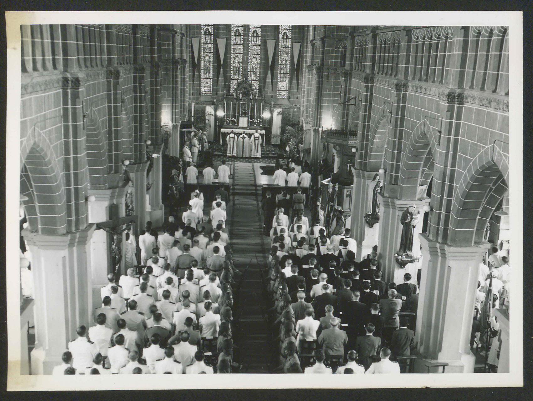 Katolikus szertartás Kongóban a gyarmati időszakban